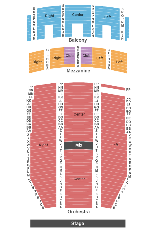 Jim Jefferies Paramount Theatre - Denver Seating Chart