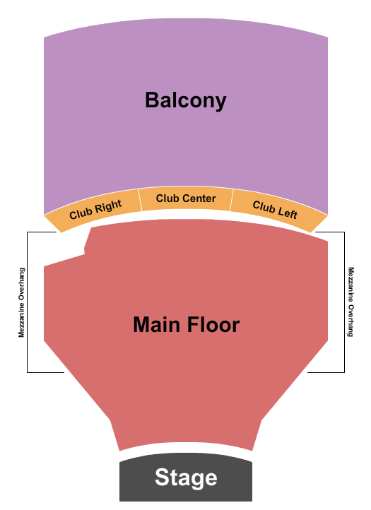 Paramount Theatre - Seattle Endstage GA Floor GA Balcony 2 Seating Chart