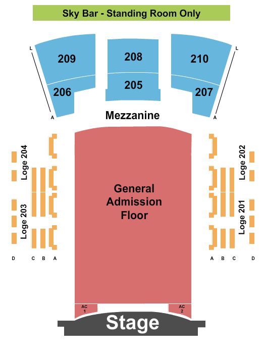 The Paramount Ny Seating Chart