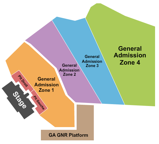 Parc Jean-Drapeau Guns N Roses Seating Chart