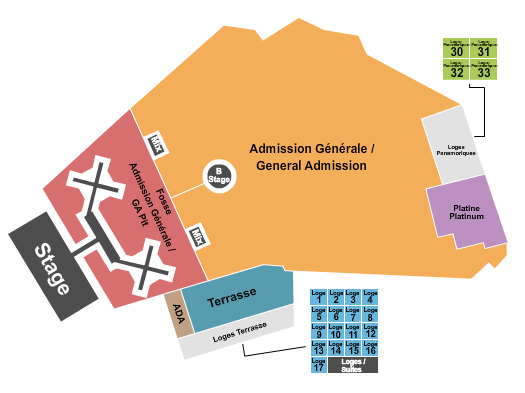 Parc Jean-Drapeau Chris Brown Seating Chart