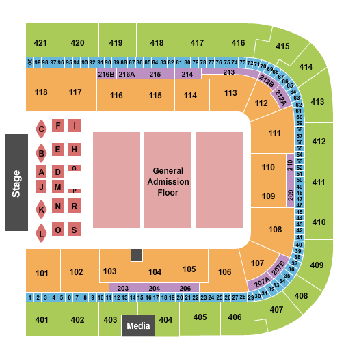 Paris La Defense Arena Paul McCartney Seating Chart