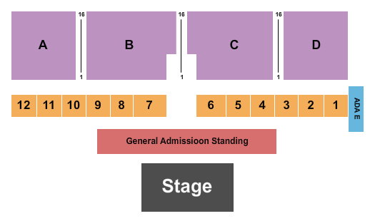 Park County Fairgrounds - WY Concert 2 Seating Chart