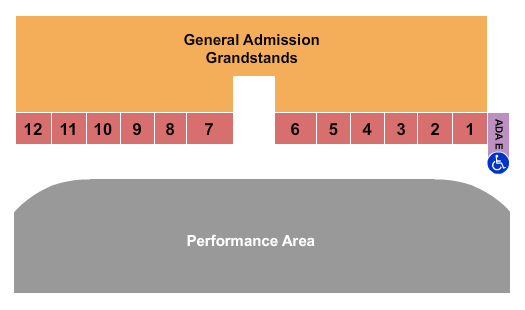 Park County Fairgrounds - WY Grandstand Seating Chart