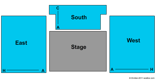 Park Street Theatre End Stage Seating Chart