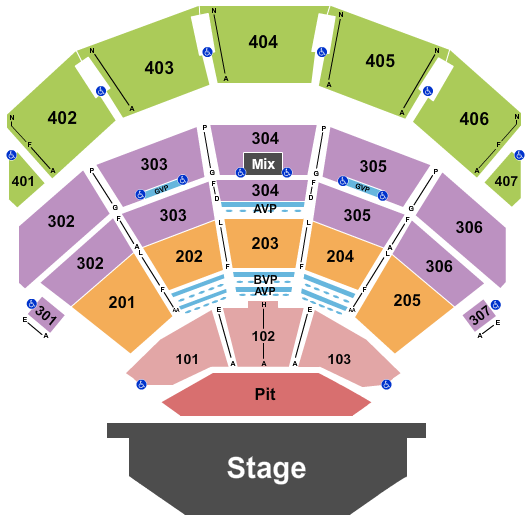 Lenny Kravitz Dolby Live at Park MGM Seating Chart