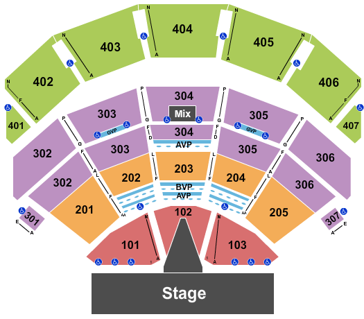 Dolby Live at Park MGM Janet Jackson Seating Chart