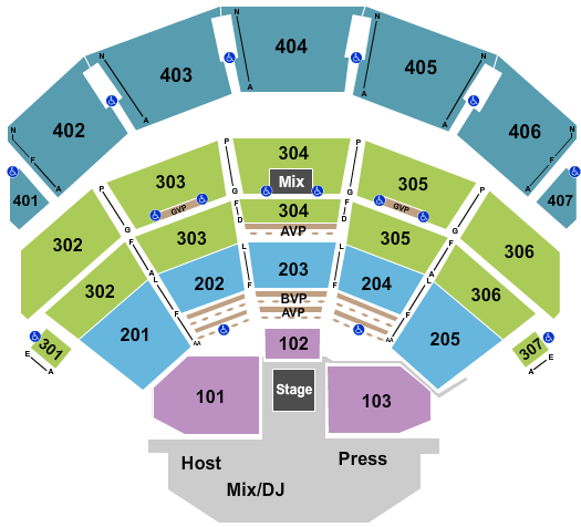 Dolby Live at Park MGM Premier Boxing Champions Seating Chart