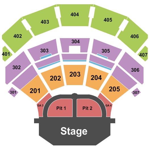 Dolby Live at Park MGM Ricky Martin Seating Chart
