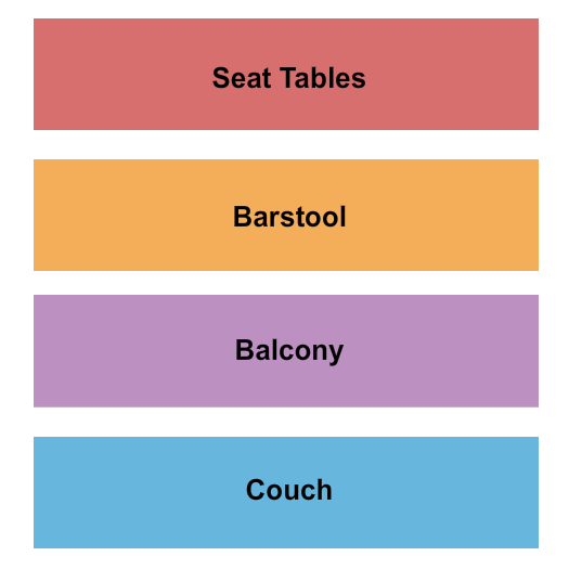 Park West Tables And Balcony Seating Chart