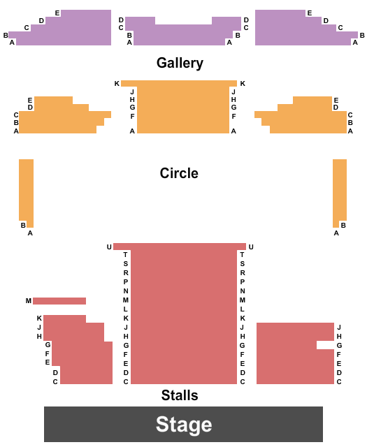 Park and Dare Theatre Endstage Seating Chart