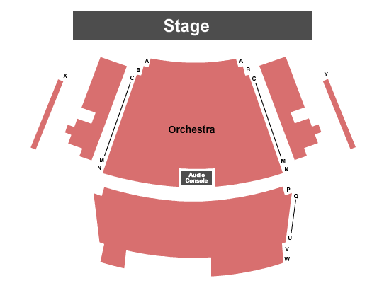 Parker Arts, Culture & Events Center End Stage Seating Chart