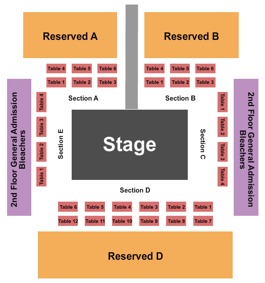 Parkersburg High School Next Event Seating Chart