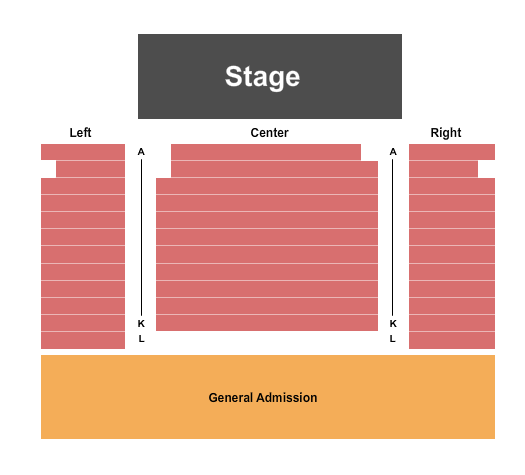 Parkway Theater - MN Endstage 3 Seating Chart