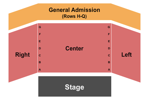 Parkway Theater - MN Endstage 2 Seating Chart