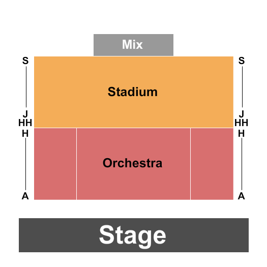 Parsons Theatre - Northglenn Endstage Seating Chart
