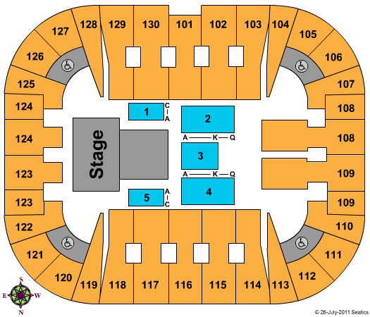EagleBank Arena SYTYCD Seating Chart