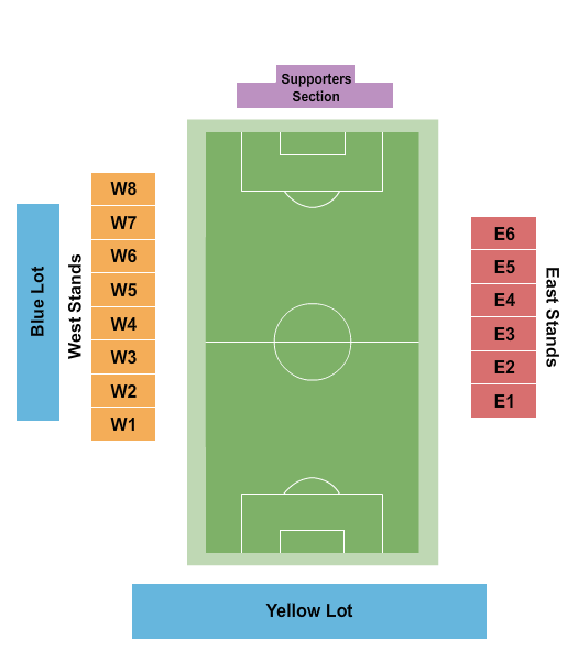 Patriots Point Soccer Complex Soccer Seating Chart