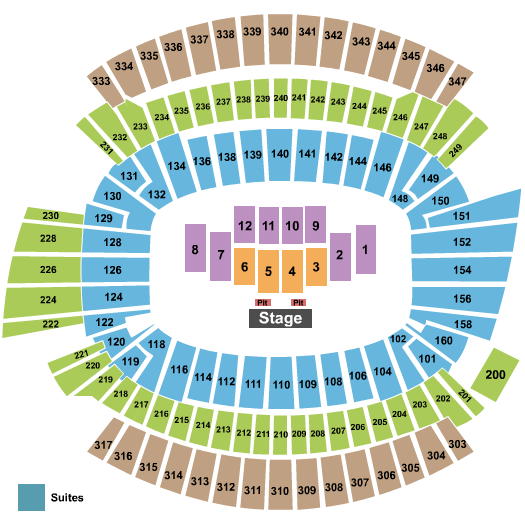 Paycor Stadium Music Festival Seating Chart