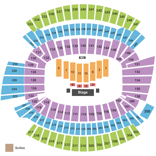 Paycor Stadium Jazz Festival Seating Chart