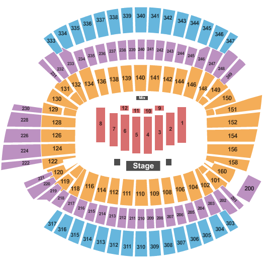 Paycor Stadium Macy's Music Festival Seating Chart