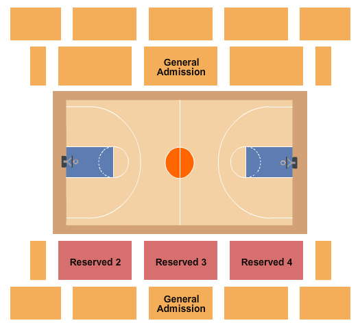 Paul Porter Arena Basketball Seating Chart