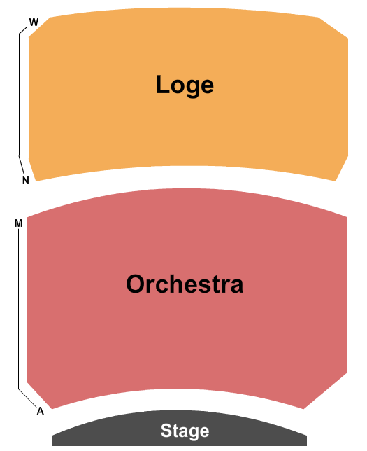 Paul Shaghoian Memorial Concert Hall End Stage Seating Chart