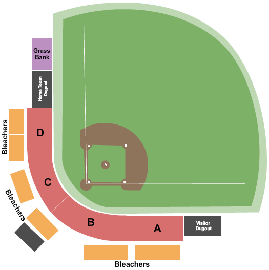 Paul Thomas Sr. Field Baseball Seating Chart