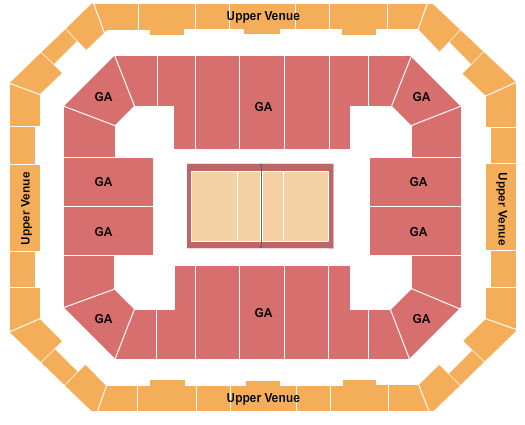 Pauley Pavilion - UCLA Volleyball Seating Chart
