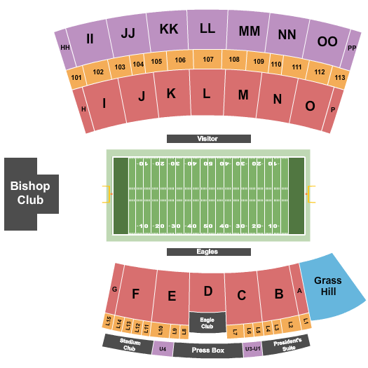 Georgia Southern Eagles Football Parking passes - Paulson Stadium Parking -  09/30/2023