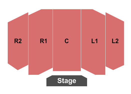 Pavilion Theater at Tropicana Laughlin Seating Chart