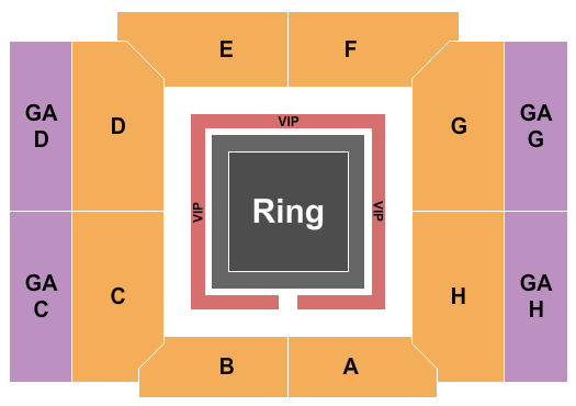 Pavilion Theater at Tropicana Laughlin MMA Seating Chart