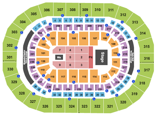 Paycom Center All This Summer Seating Chart