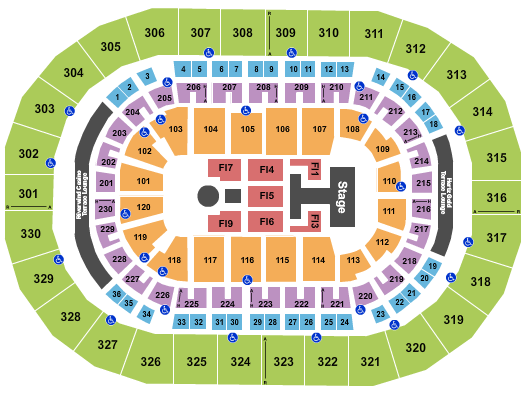 Paycom Center Disney Descendants Seating Chart