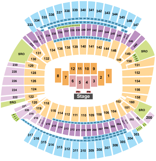 Paycor Stadium Music Festival 2 Seating Chart