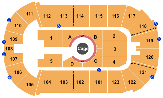 Payne Arena Combate Americas Seating Chart