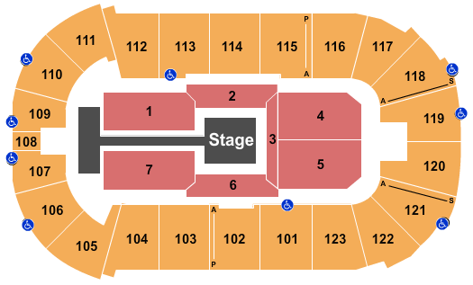 Payne Arena Duelo Seating Chart