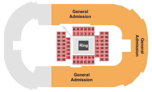Payne Arena MMA Seating Chart