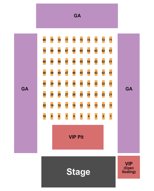 Payne Auto Group Arena Seating Chart