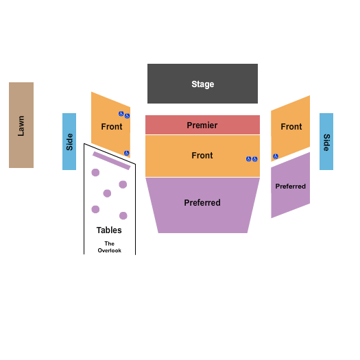 Payomet Performing Arts Center Endstage GA Seating Chart