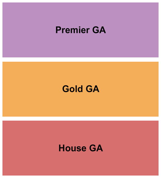 Payomet Performing Arts Center House/Gold/Premier Seating Chart