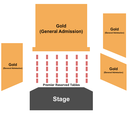 Payomet Performing Arts Center PremierRSV/GoldGA Seating Chart