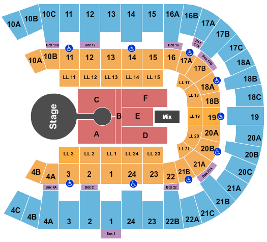 Viejas Casino Concert Seating Chart