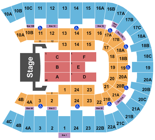 Pechanga Arena - San Diego Celine Dion Seating Chart