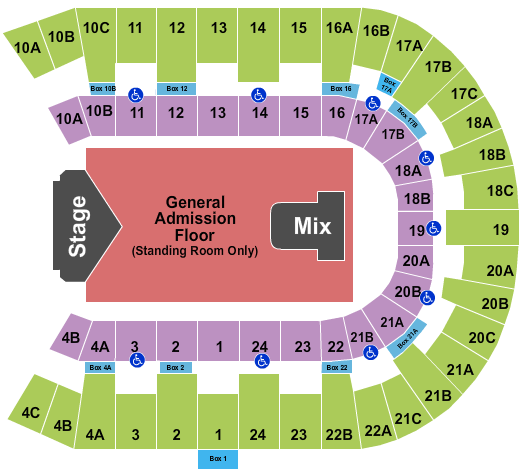 Pechanga Arena Seating Chart View