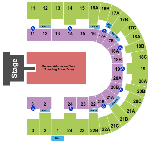Pechanga Arena Seating Chart San Diego