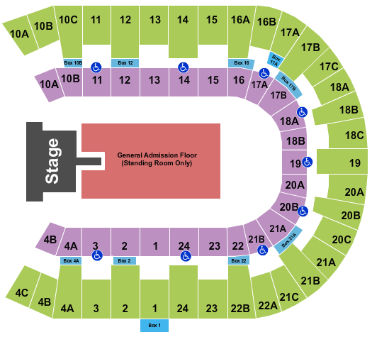 Pechanga Arena - San Diego Khalid Seating Chart