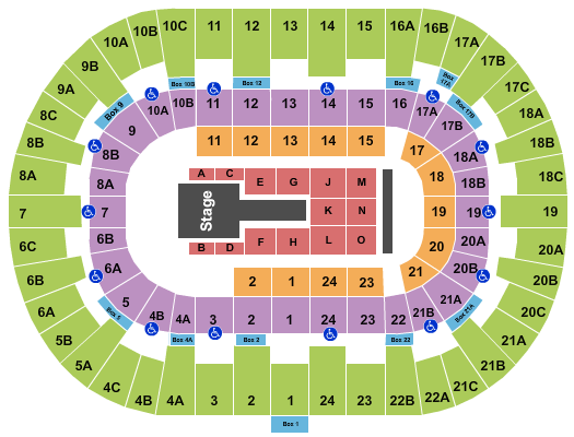 Pechanga Arena - San Diego Ozuna 2 Seating Chart