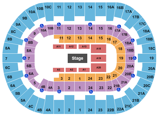 Pechanga Arena - San Diego Bad Bunny 2 Seating Chart