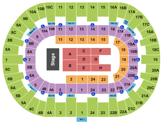 Pechanga Arena - San Diego Seating Chart